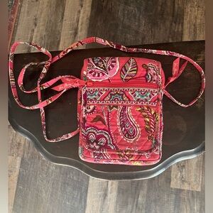 Vera Bradley Pink Paisley Crossbody